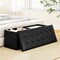 43-Inch PU Leather Foldable Storage Ottoman Bench with 38 Gallon Capacity and Removable Divider